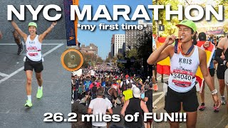 I RAN THE NYC MARATHON!!! My First Time + Full Race Day Experience!