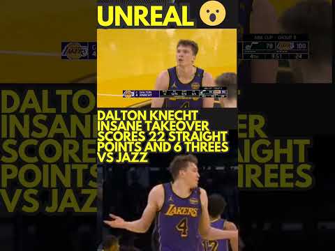 😱The DALTON KNECHT TAKEOVER... #shorts #nba #espn #daltonknecht #reels #short