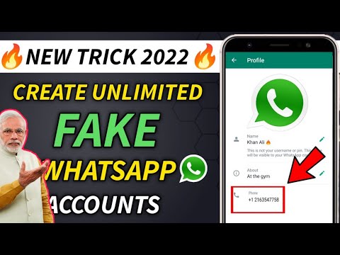 FAKE WHATSAPP KESE BANAYE || HOW TO CREATE FAKE WHATSAPP IN 2022 || US NUMBER SE WHATSAPP KESE BANAY