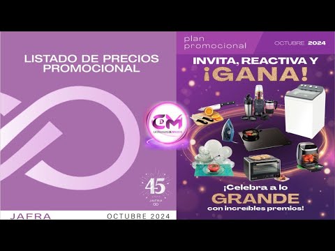 JAFRA Lista de Precios y Plan Promocional OCTUBRE 2024