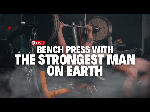 Bench Press With The Strongest Man On Earth