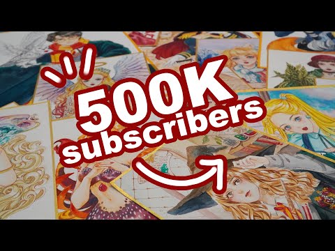 The Most Beautiful Drawings of Huta Chan |  From 0 to 500,000 YouTube subscribers