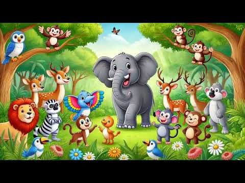 Ek Mota Hathi Tha Jungle Ka Raja Tha | Fun Kids Animated Song@PR Toons Studio