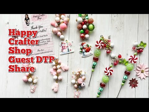 ⁠@happycrafter Shop Guest DTP Share- Charm Dangles & Pokey Tools