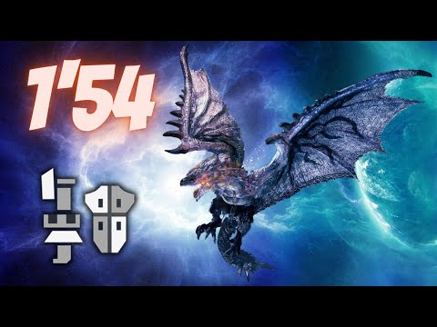 MHW Iceborne Silver Rathalos 1'54 Gunlance