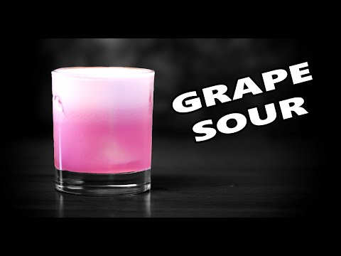 How To Make The Perfect Grape Sour | Booze On The Rocks