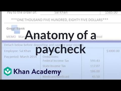 Anatomy of a paycheck