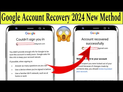 Couldn't Sign You in Problem Solution 100% || Gmail Account Recovery 2024 || #gmailrecovery