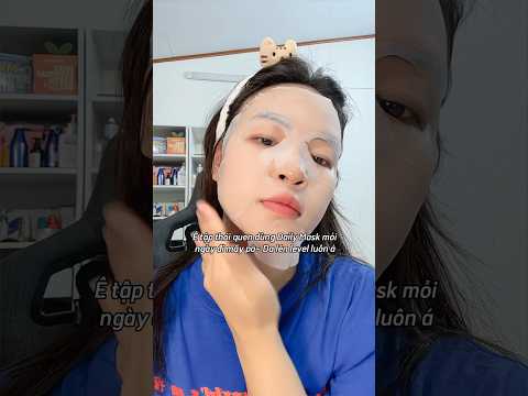 Một món skincare tui dùng mỗi ngày mà ko sợ thừa ẩm #skinfood #dailymask #lamdep #skincare