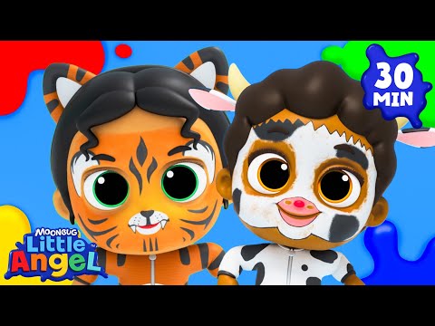 Kids Dancing Like Animals | Little Angel | Celebrating Diversity