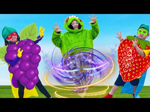 Emma and Lyndon Turn into Fruit Superheroes to Save Their Friends