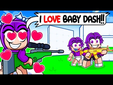 Baby Dash’s Crazy Fan Girl STREAM SNIPED us in Rivals…