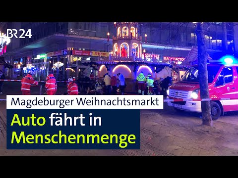 Magdeburger Weihnachtsmarkt: Auto fährt in Menschenmenge | BR24