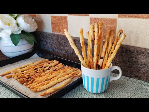 无糖面包棒又香又脆, 做零食好吃又健康 |Crispy Bread stick recipe without sugar, Easy and healthy