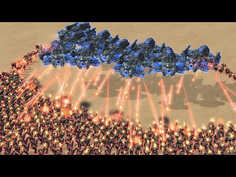 10 Hyperions. 400 Elite Marines. Who survives? | SC2