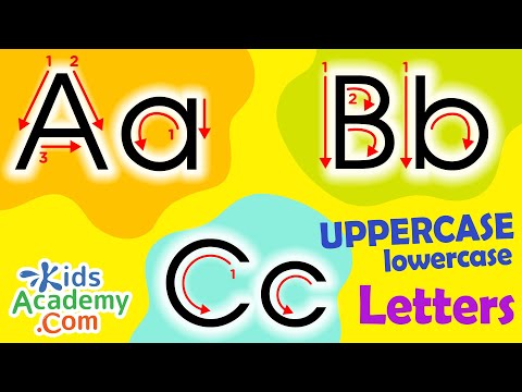 How to Write Uppercase and Lowercase Letters - Kids Academy