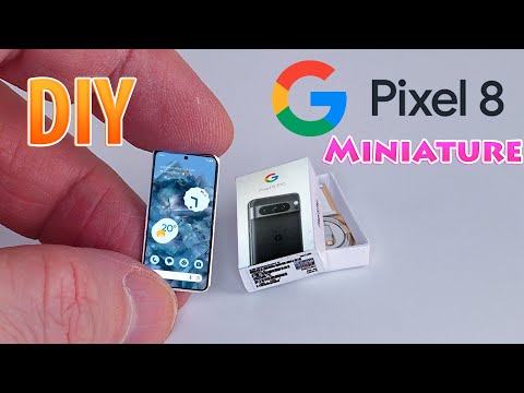 Mini Google Pixel 8 Smartphone how to make Miniature for DollHouse