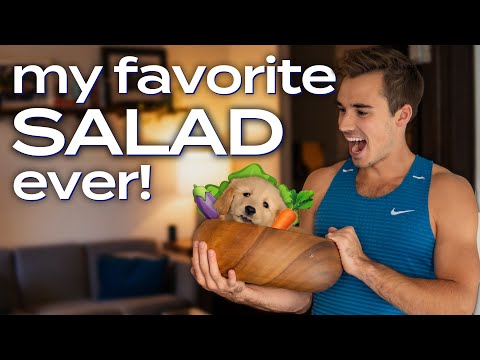 My NEW favorite (puppy) salad recipe EVER!!! (with a HOOK 😏)