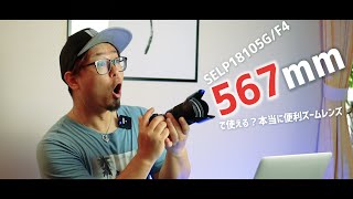 便利ズームレンズSELP18105Gを超ズームにして使う方法！【MicchiVlog/255】