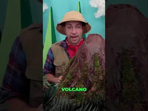 Amazing Volcano Eruption Baking Soda and Vinegar Chemical Reaction Experiment for Kids #toddlers