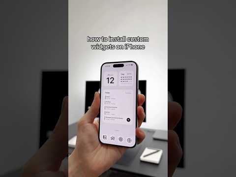 Did you know you can create your own widgets? #minimalist #iphone #homescreen