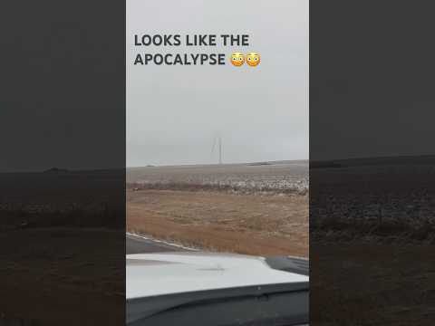 WINDMILL Coming DOWN From Clouds Looks FREAKY😨😨 #asmr #scary