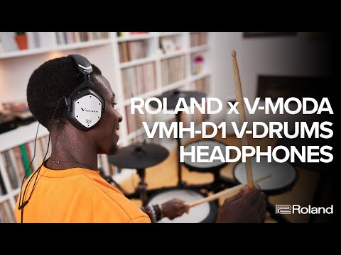 Introducing the VMH-D1 Roland x V-MODA V-Drums Headphones