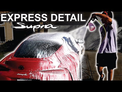 Express Detail on a Toyota Supra GR