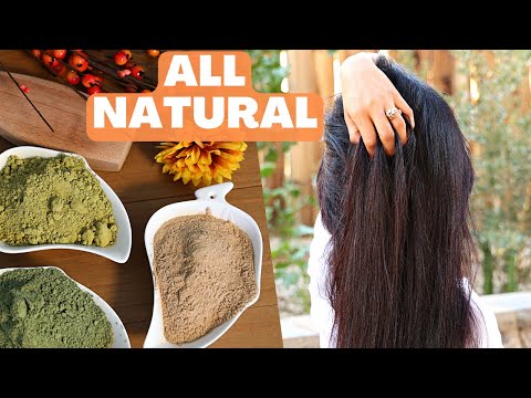 Henna & Amla & Indigo | Beautiful Natural Brown Hair Color | Will It Cover Gray Hair In One Step?