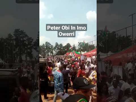 Peter Obi in Imo Owerri Today