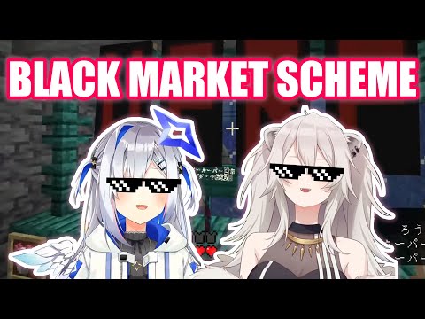 Kanata and Botan Blackmarket Quick Money Scheme in Summer Festival 【Hololive English Sub】