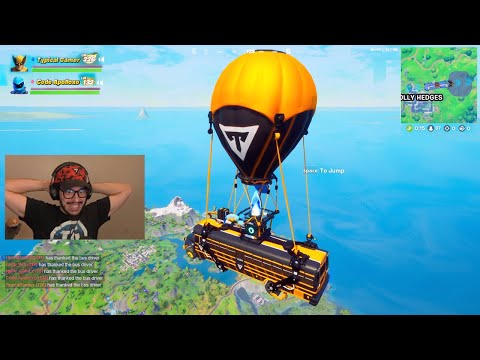 Surprising YOUTUBERS with their *OWN* BATTLE BUS in Fortnite!