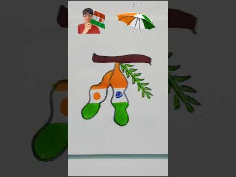 Indian 🇮🇳 And Niger 🇳🇪 Flag Drawing | Independence day Art | #shorts #shortfeed