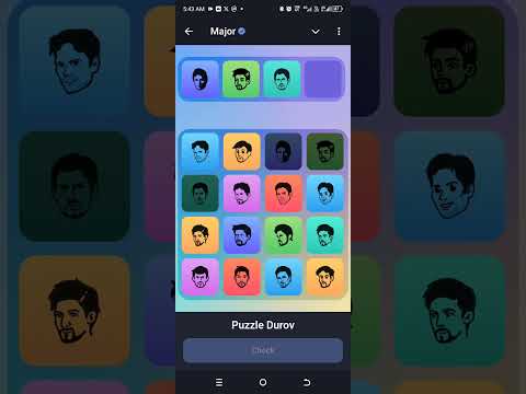16 November- Major Puzzle Durov Solved Today. #major #durov #dailypuzzle #airdrop #telegram #combo