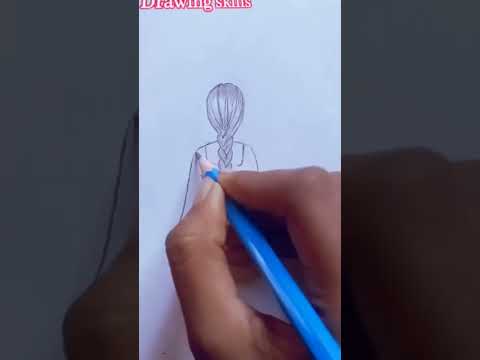 how to draw girl lehenga 😱| Girl drawing easy❤#shorts#trending