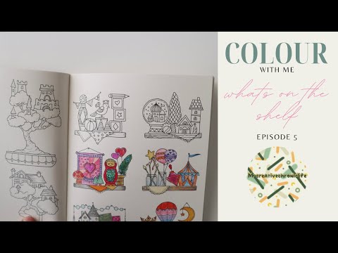 Colour along with me - what’s on the shelf- episode 5 ft Small victories by Johanna Basford