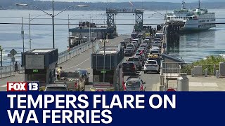 Tempers flare on WA ferries | FOX 13 Seattle