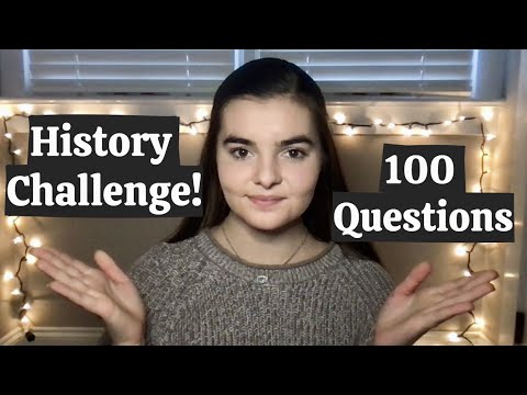 ASMR Whispering 100 History Trivia Questions | Ultimate History Challenge!