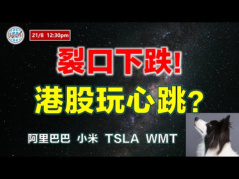 投資有道-港股美股研究 I 恆指裂口下跌，港股玩緊心跳如何應對？ I 阿里巴巴 | 小米 | TSLA | WMT