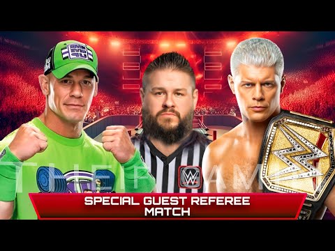 WWE 2K24 • Special Guest Referee Kevin Owens - John Cena VS Cody Rhodes | WWE