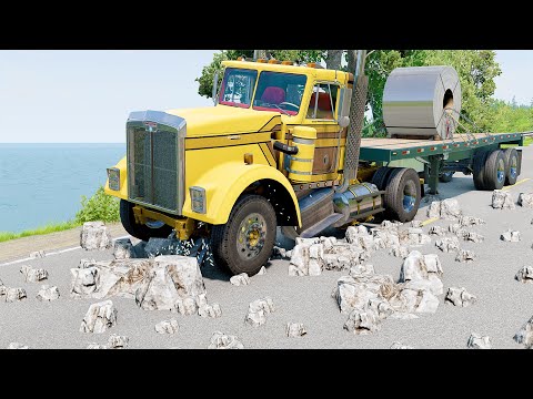 Mobil vs Rock #11 - BeamNG Drive