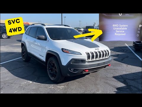 “4WD System Unavailable, Service Required” warning in Jeep Cherokee - reasons