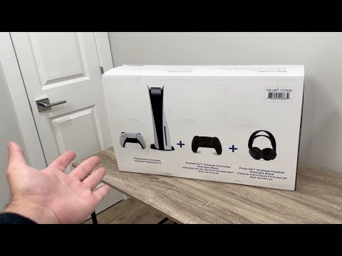 PS5, DualSense Controller and Pulse 3D Headset Unboxing! Costco Bundle