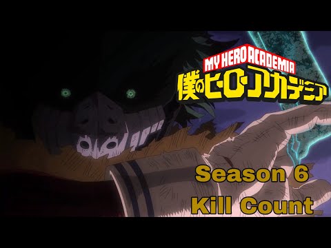 (REMAKE) My Hero Academia Season 6 (2023) Kill Count