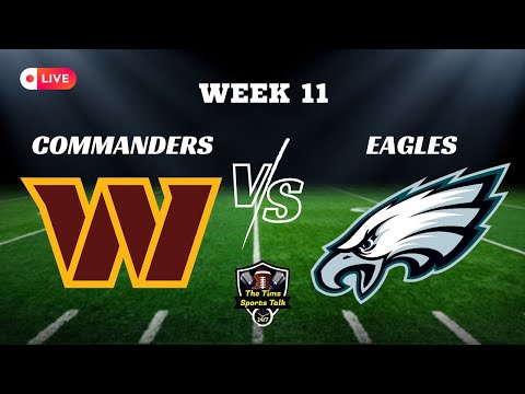 TNF! Washington Commanders Vs Philadelphia Eagles LIVE Play By Play / Analysis