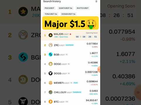 Major কত টোকেনে কত টাকা!Major Token Price Prediction | Major Token Price