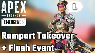 Rampart Takeover + Flash Event | Flash Apex Legends News