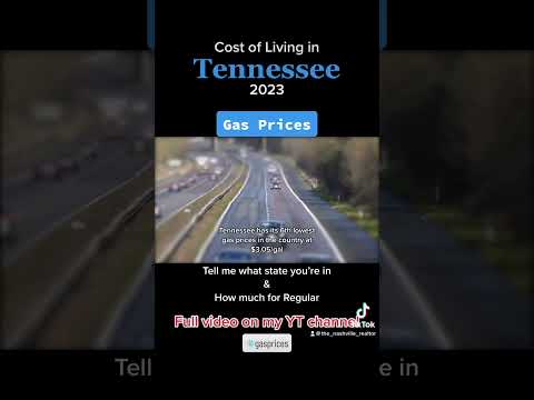 Cost of Living in Tennessee 2023 - Gas Prices & How They Compare