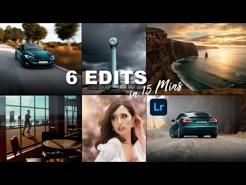 6 Moody Photo Edits in 15 minutes - Editing Your Images!