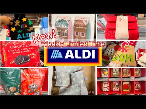 🎄 NEW ALDI Limted Time Christmas Decor~ Toys ~Gift Ideas~Holiday Foods & Snacks